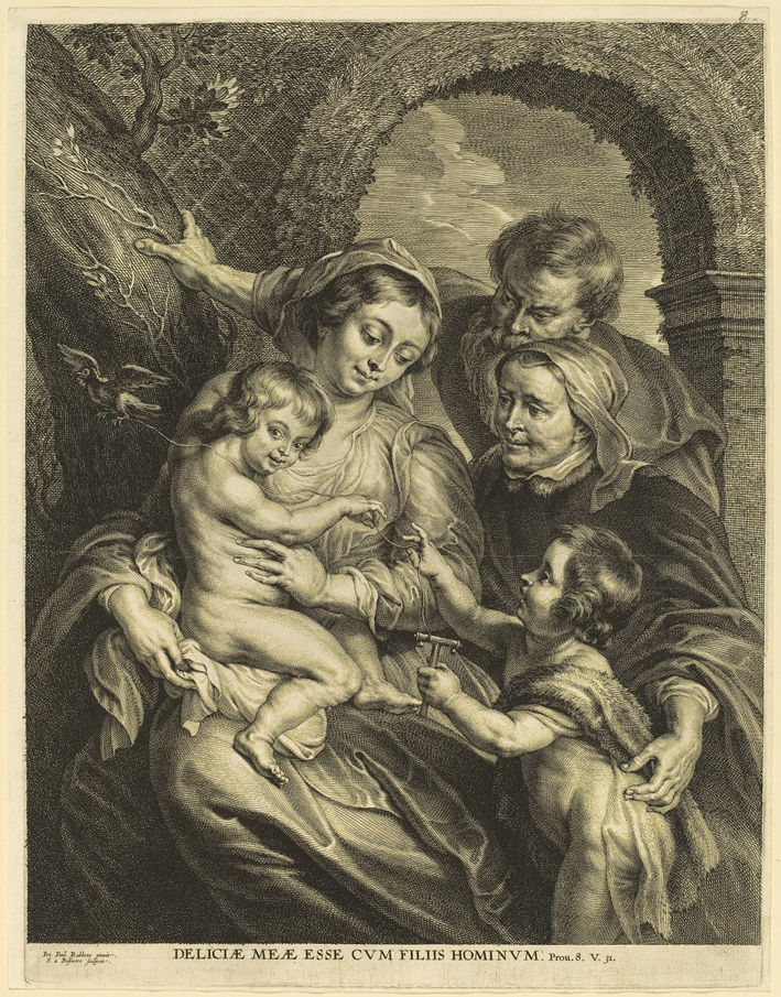  彼得·保罗·鲁本斯 Peter Paul Rubens——圣母子与圣伊丽莎白和施洗者圣约翰